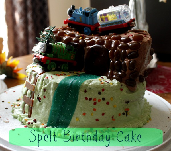 spelt birthday cake