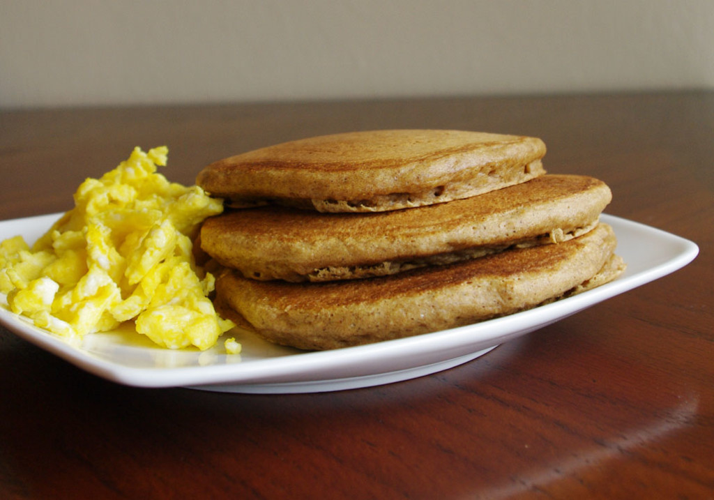 Spelt Gingerbread Pancakes