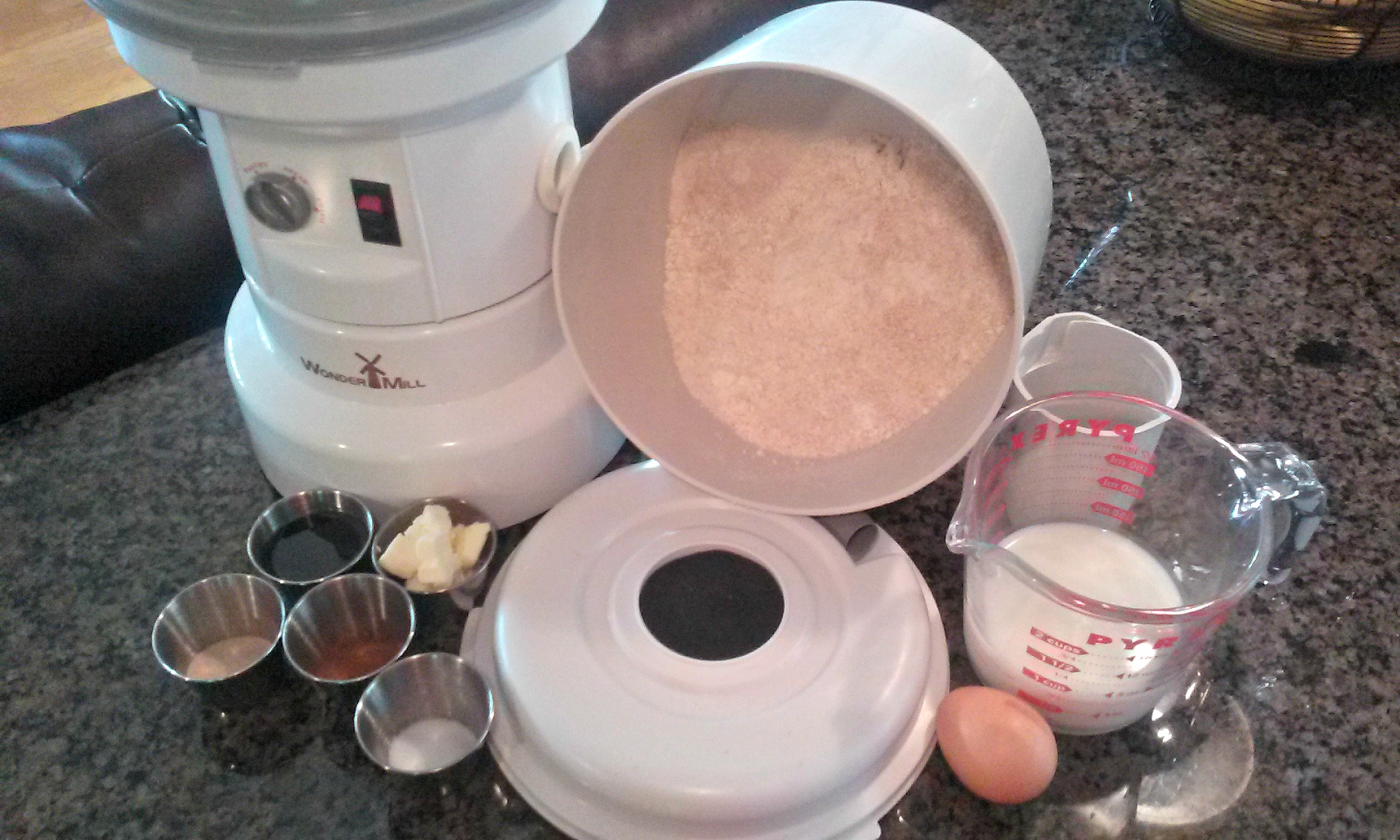 WONDERMILL -Complete Bread Dough Mixer Machine with Dough Hook