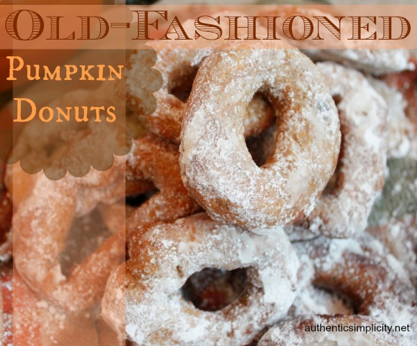 Old Fashioned Pumpkin Donut Holes